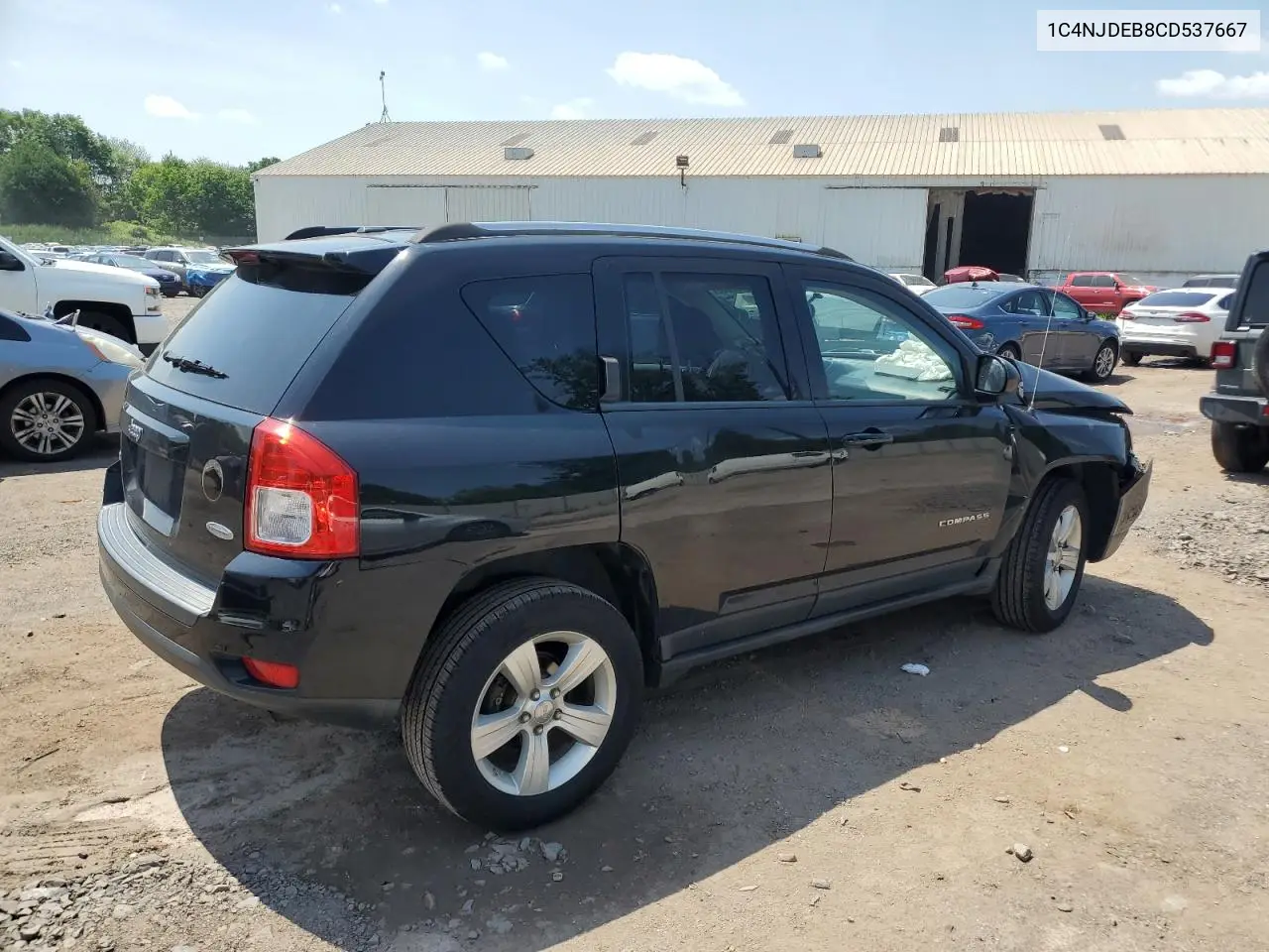 2012 Jeep Compass Latitude VIN: 1C4NJDEB8CD537667 Lot: 62009655