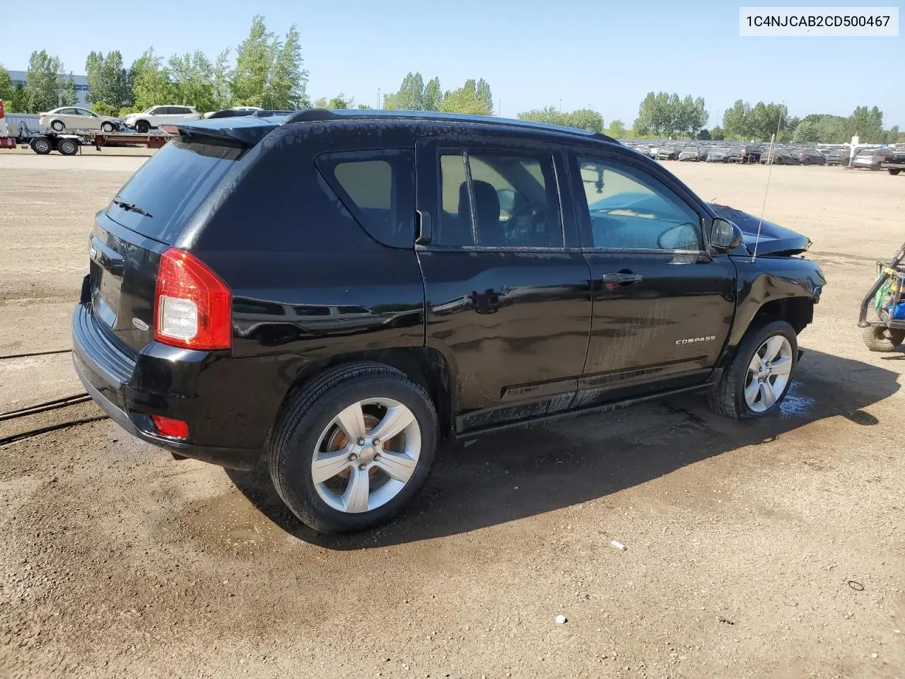 2012 Jeep Compass VIN: 1C4NJCAB2CD500467 Lot: 62087545