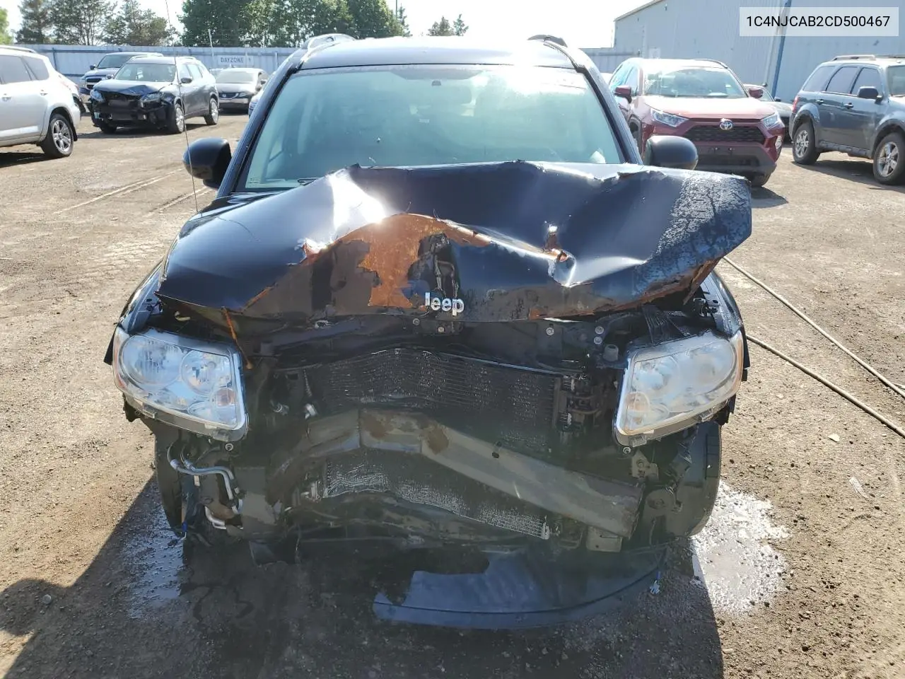 2012 Jeep Compass VIN: 1C4NJCAB2CD500467 Lot: 62087545