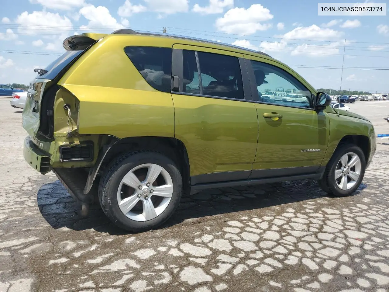 2012 Jeep Compass Sport VIN: 1C4NJCBA5CD573774 Lot: 62104715