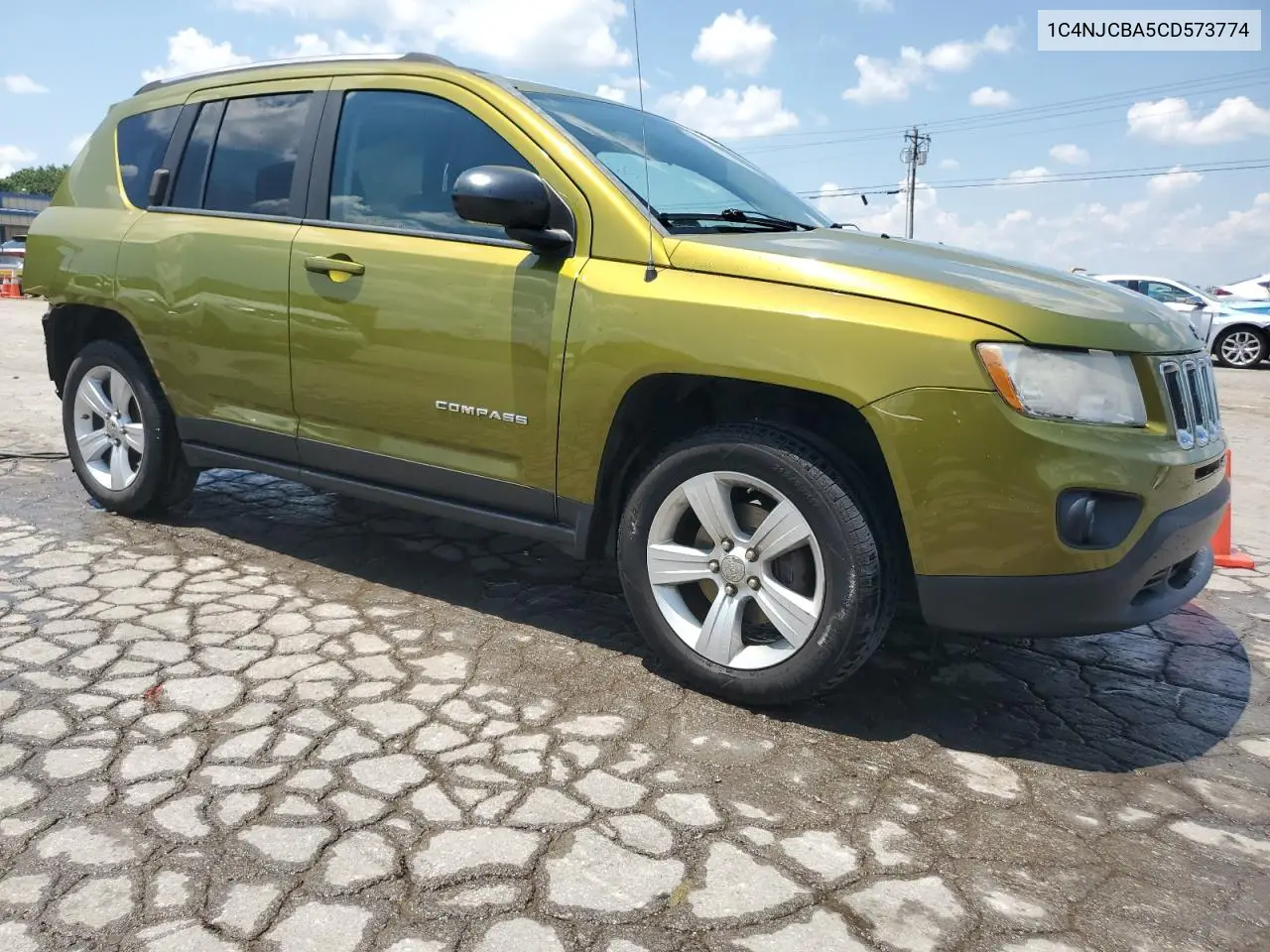 2012 Jeep Compass Sport VIN: 1C4NJCBA5CD573774 Lot: 62104715