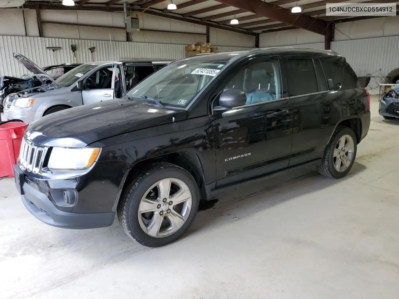 2012 Jeep Compass Limited VIN: 1C4NJDCBXCD554912 Lot: 62431085