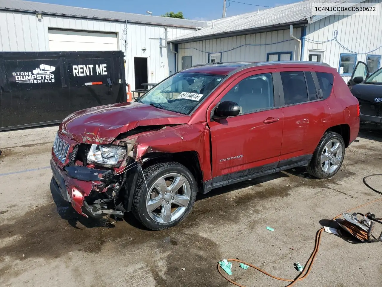 2012 Jeep Compass Limited VIN: 1C4NJCCBXCD530622 Lot: 64464045
