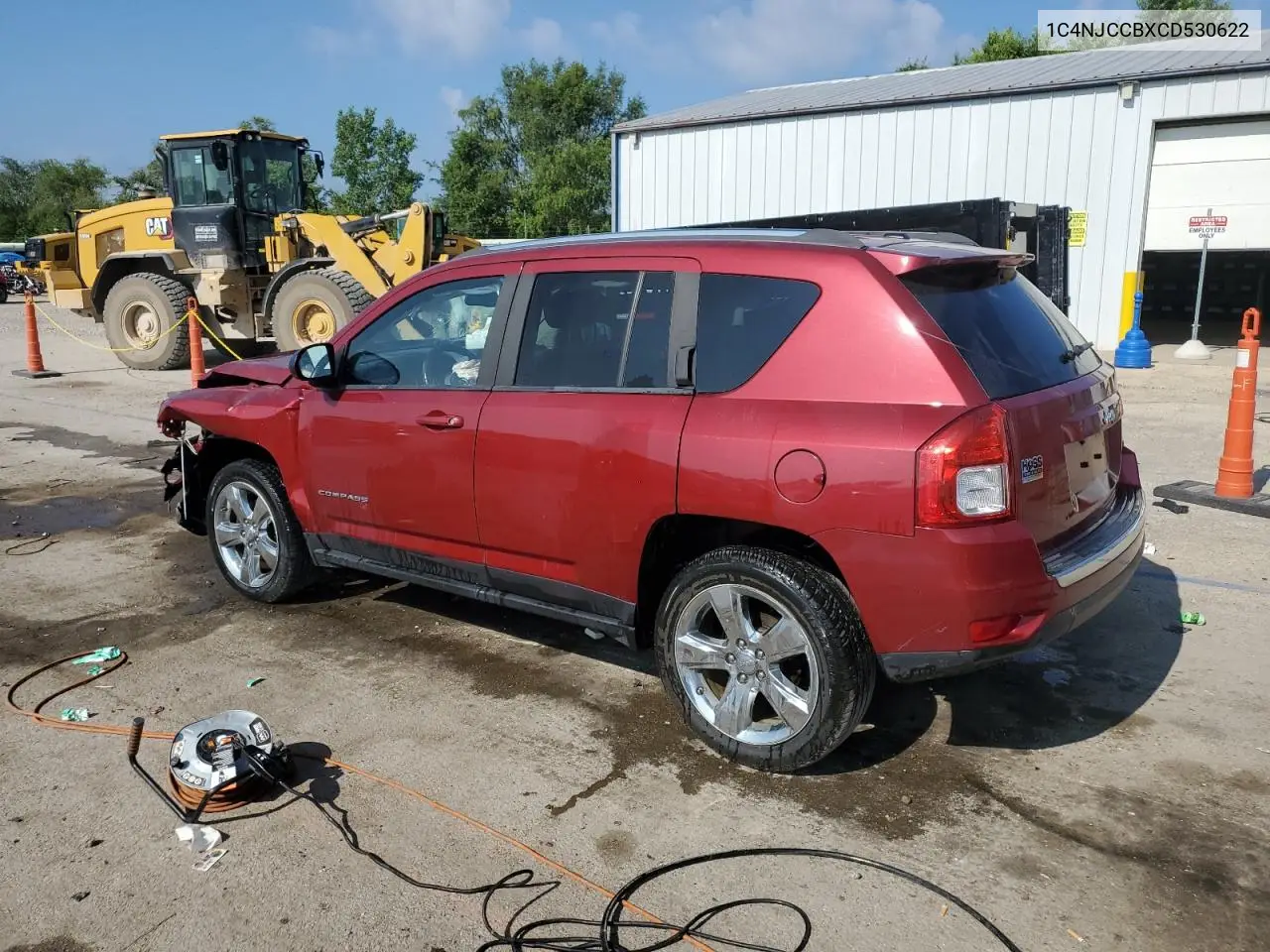 2012 Jeep Compass Limited VIN: 1C4NJCCBXCD530622 Lot: 64464045