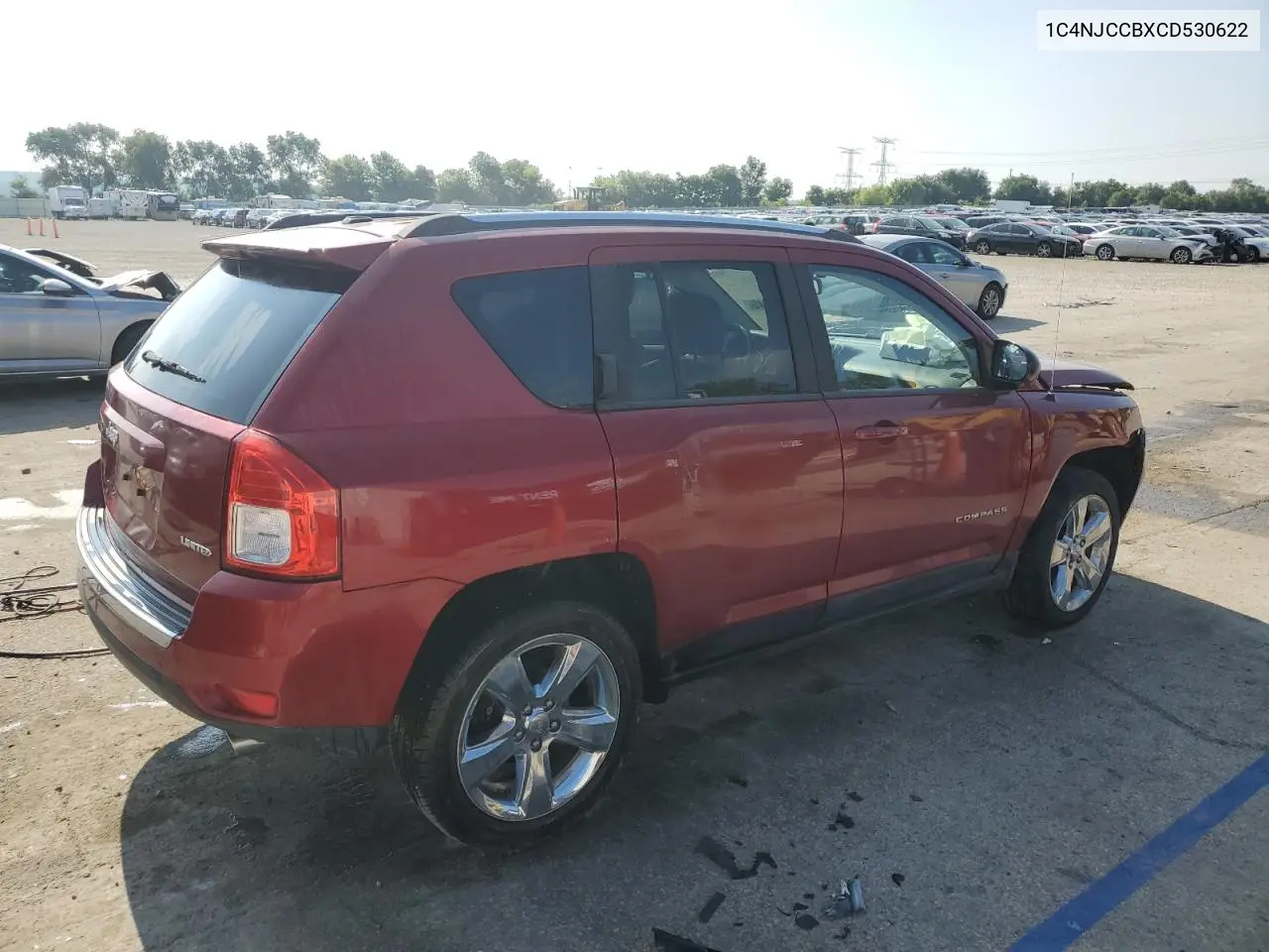 2012 Jeep Compass Limited VIN: 1C4NJCCBXCD530622 Lot: 64464045