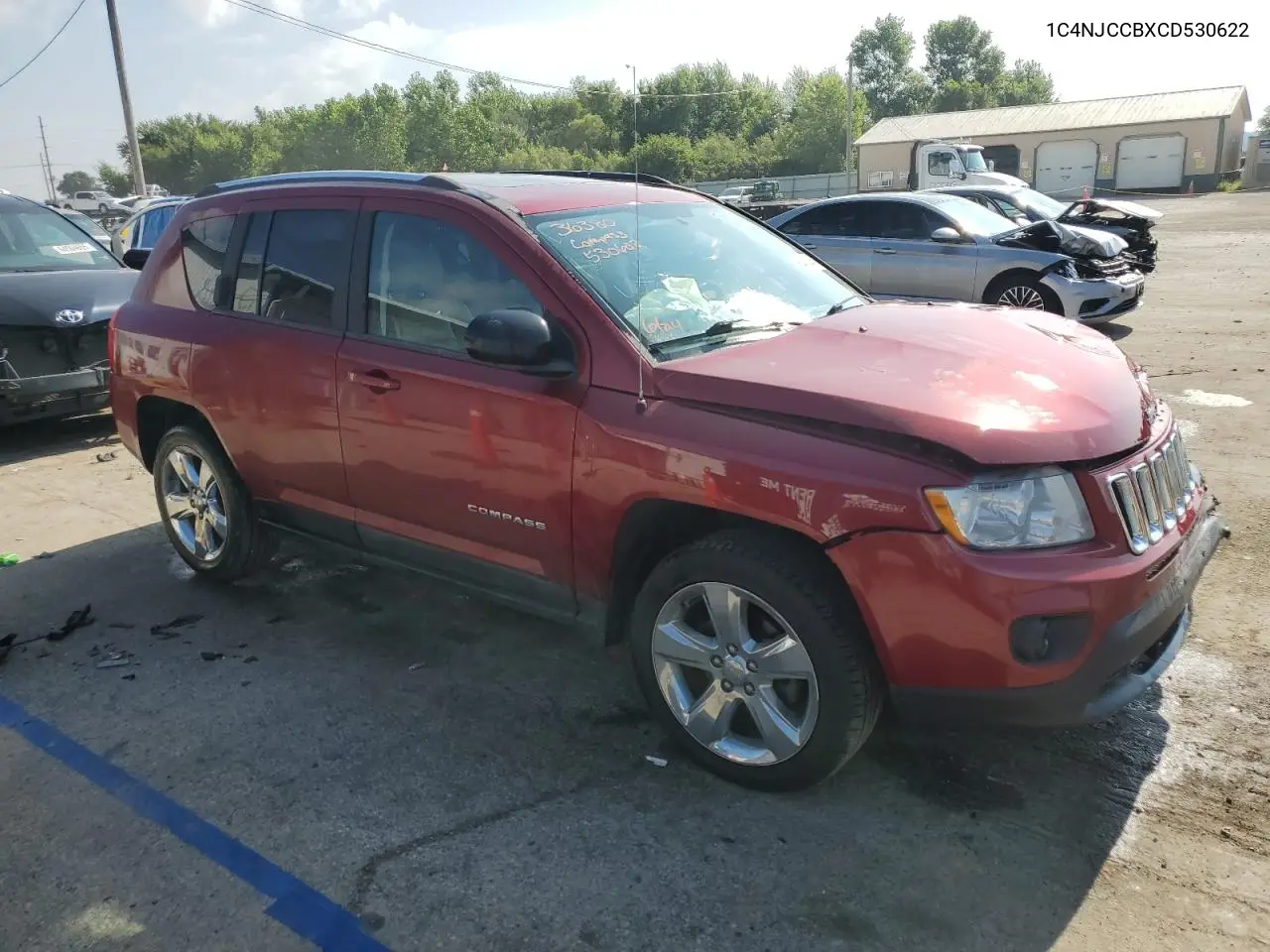 2012 Jeep Compass Limited VIN: 1C4NJCCBXCD530622 Lot: 64464045