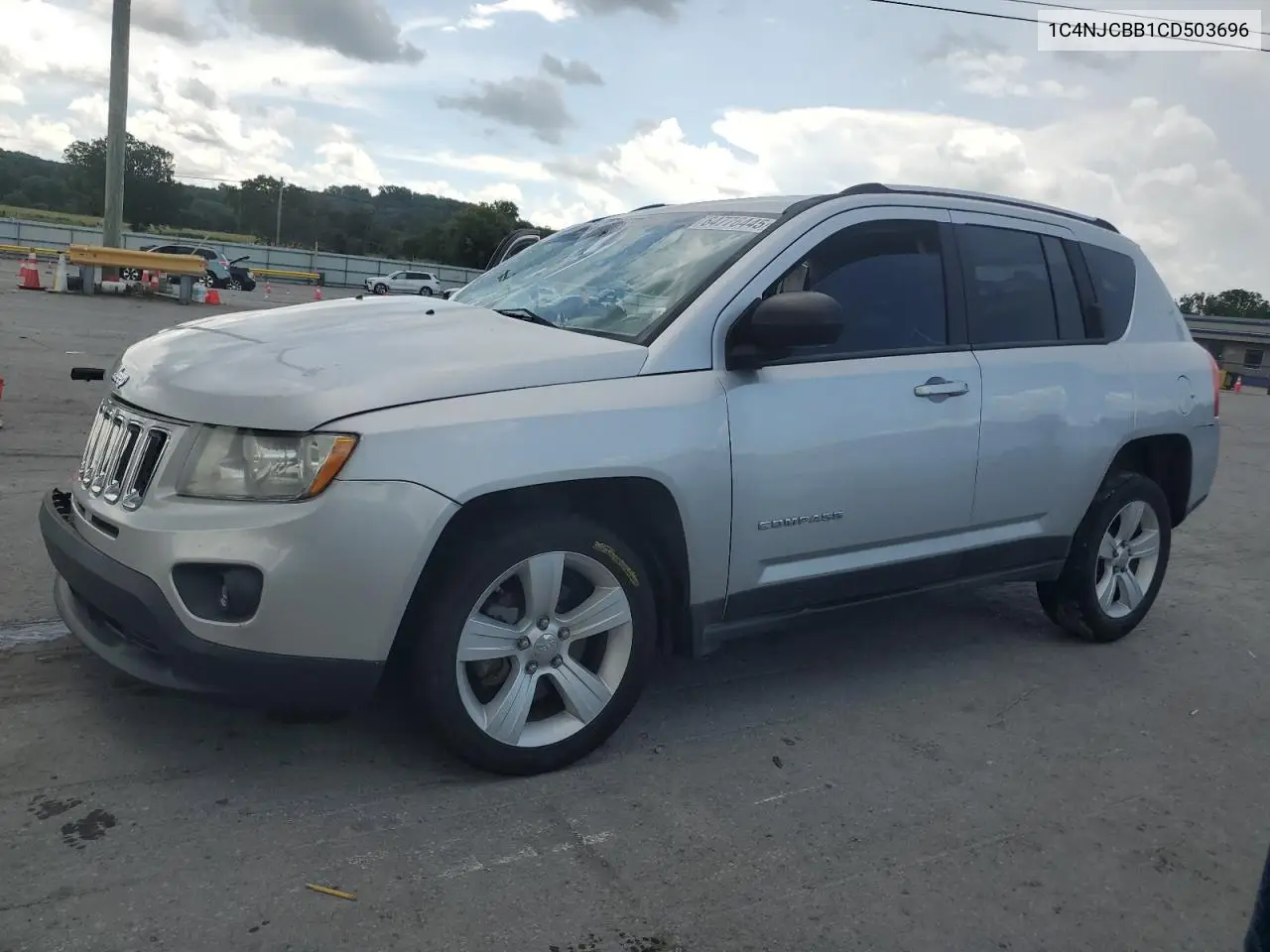 2012 Jeep Compass Sport VIN: 1C4NJCBB1CD503696 Lot: 64776445
