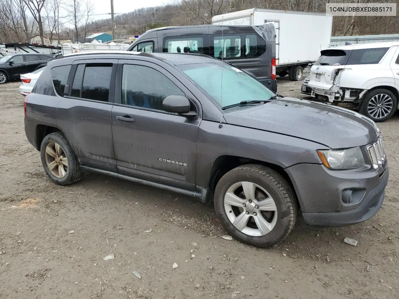 2014 Jeep Compass Sport VIN: 1C4NJDBBXED885171 Lot: 48182145