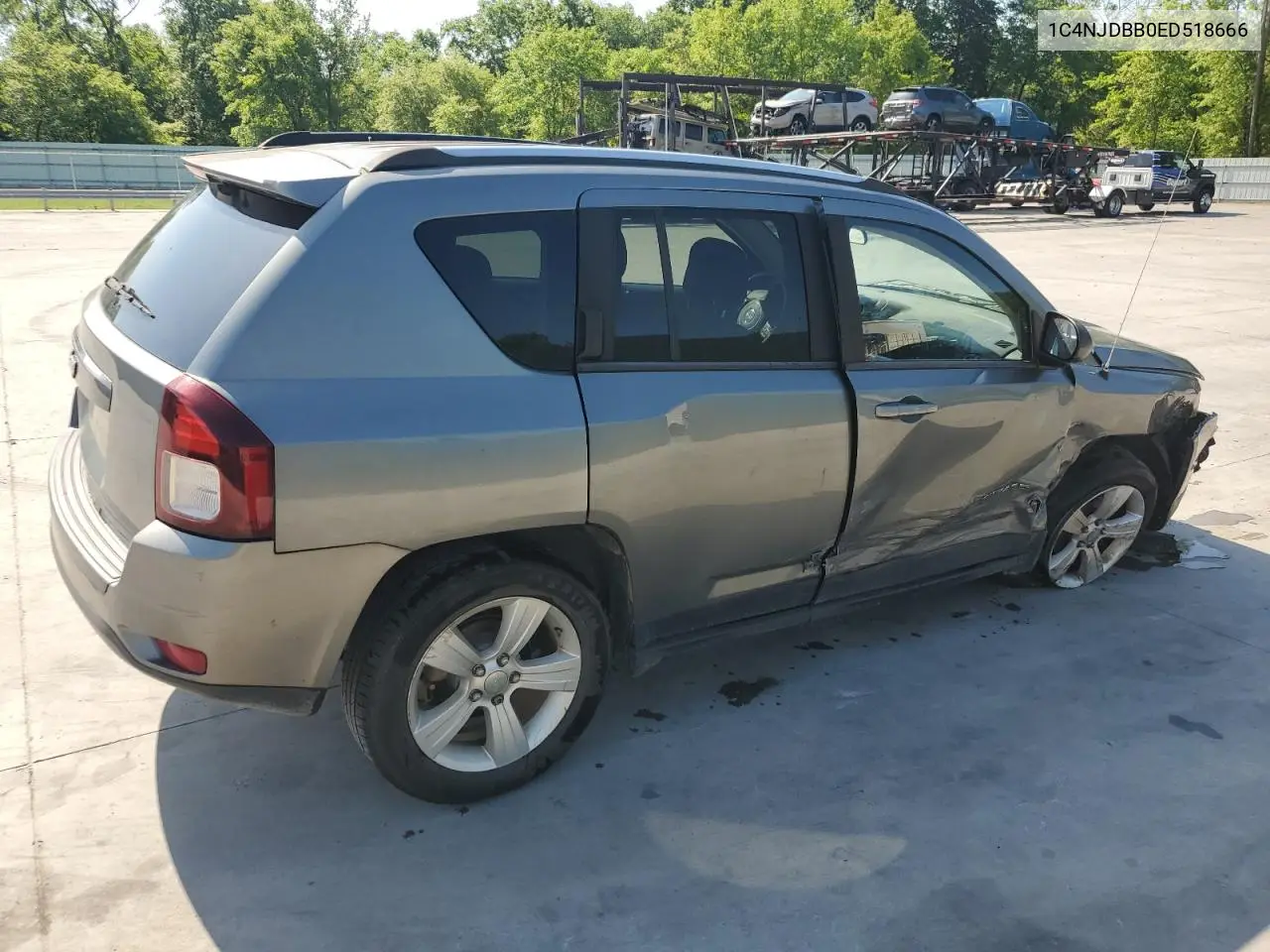2014 Jeep Compass Sport VIN: 1C4NJDBB0ED518666 Lot: 52254155
