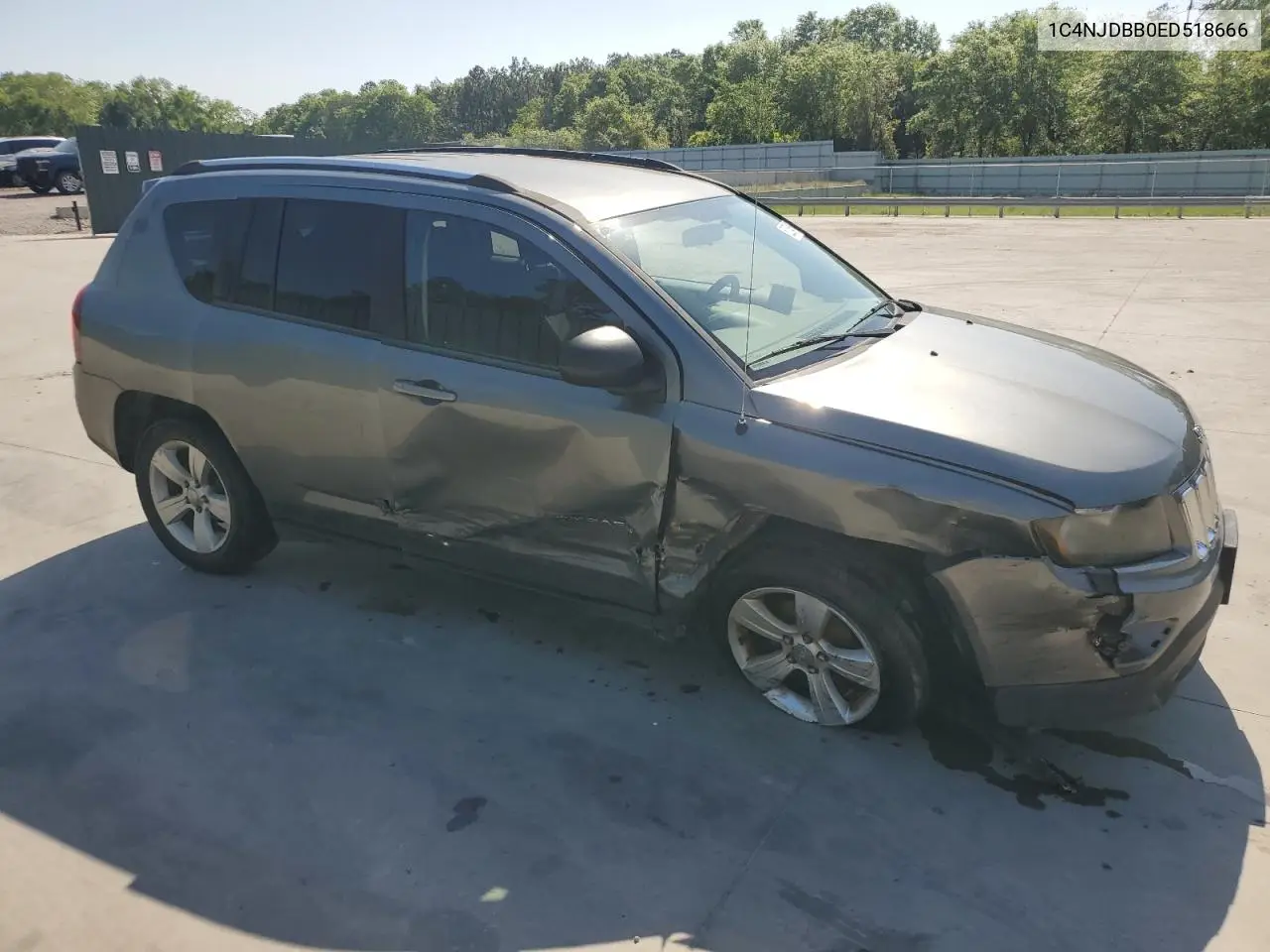 2014 Jeep Compass Sport VIN: 1C4NJDBB0ED518666 Lot: 52254155