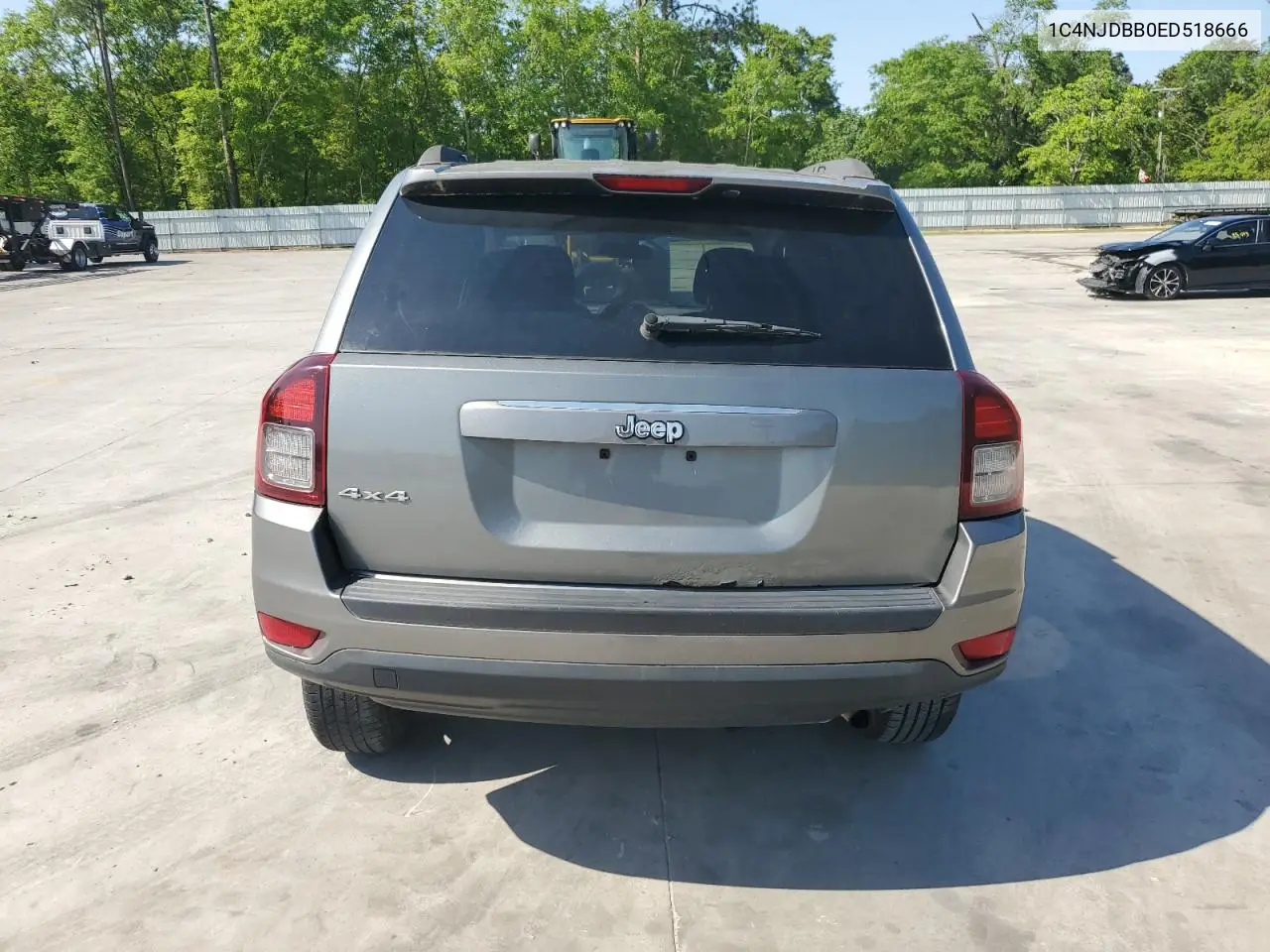 2014 Jeep Compass Sport VIN: 1C4NJDBB0ED518666 Lot: 52254155