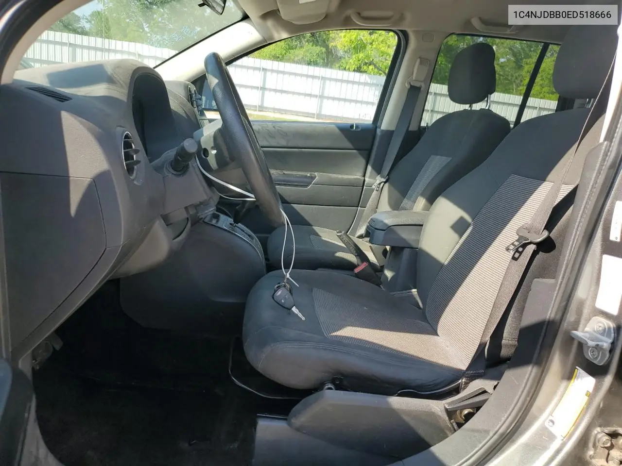 2014 Jeep Compass Sport VIN: 1C4NJDBB0ED518666 Lot: 52254155
