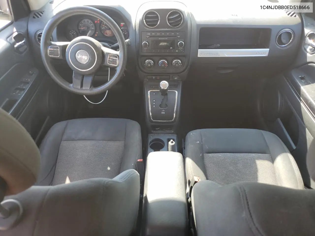 2014 Jeep Compass Sport VIN: 1C4NJDBB0ED518666 Lot: 52254155