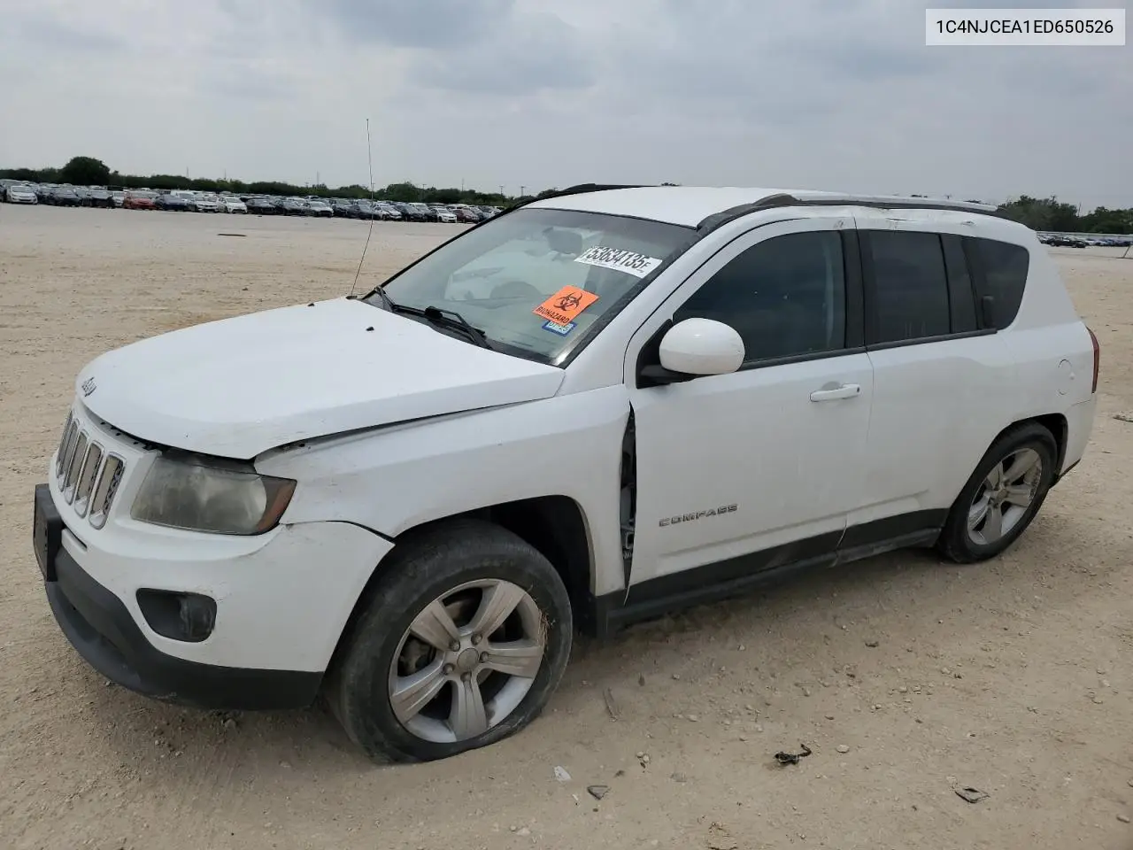 2014 Jeep Compass Latitude VIN: 1C4NJCEA1ED650526 Lot: 53634135