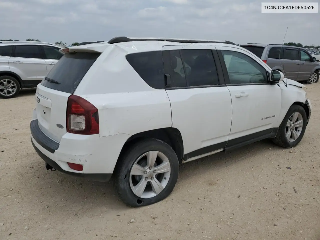 2014 Jeep Compass Latitude VIN: 1C4NJCEA1ED650526 Lot: 53634135