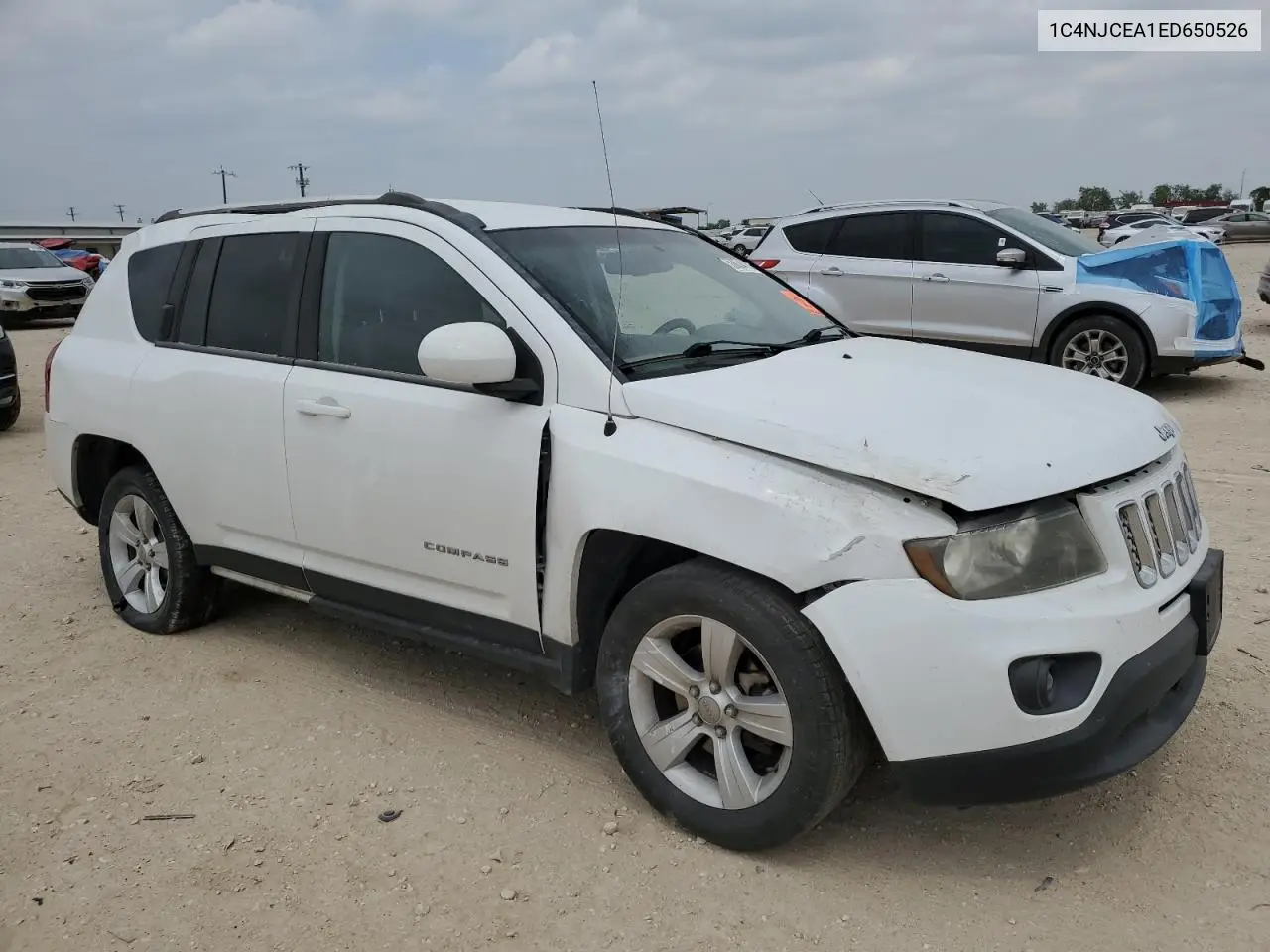 2014 Jeep Compass Latitude VIN: 1C4NJCEA1ED650526 Lot: 53634135