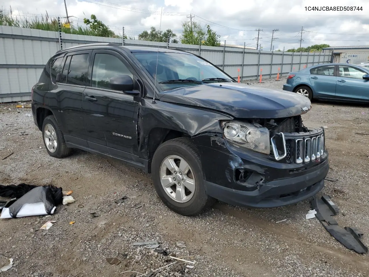 2014 Jeep Compass Sport VIN: 1C4NJCBA8ED508744 Lot: 62775495