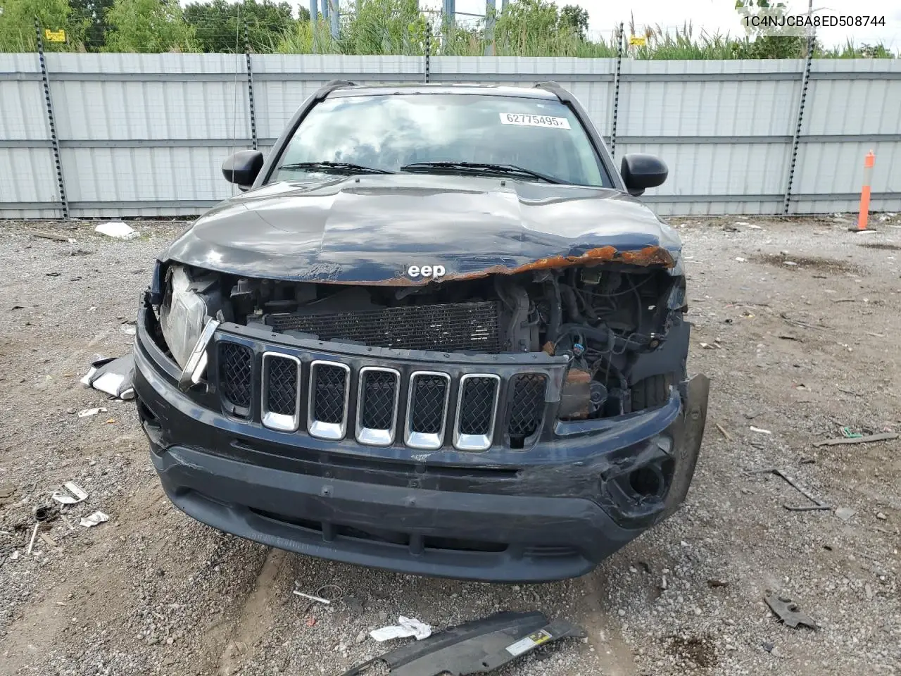 2014 Jeep Compass Sport VIN: 1C4NJCBA8ED508744 Lot: 62775495