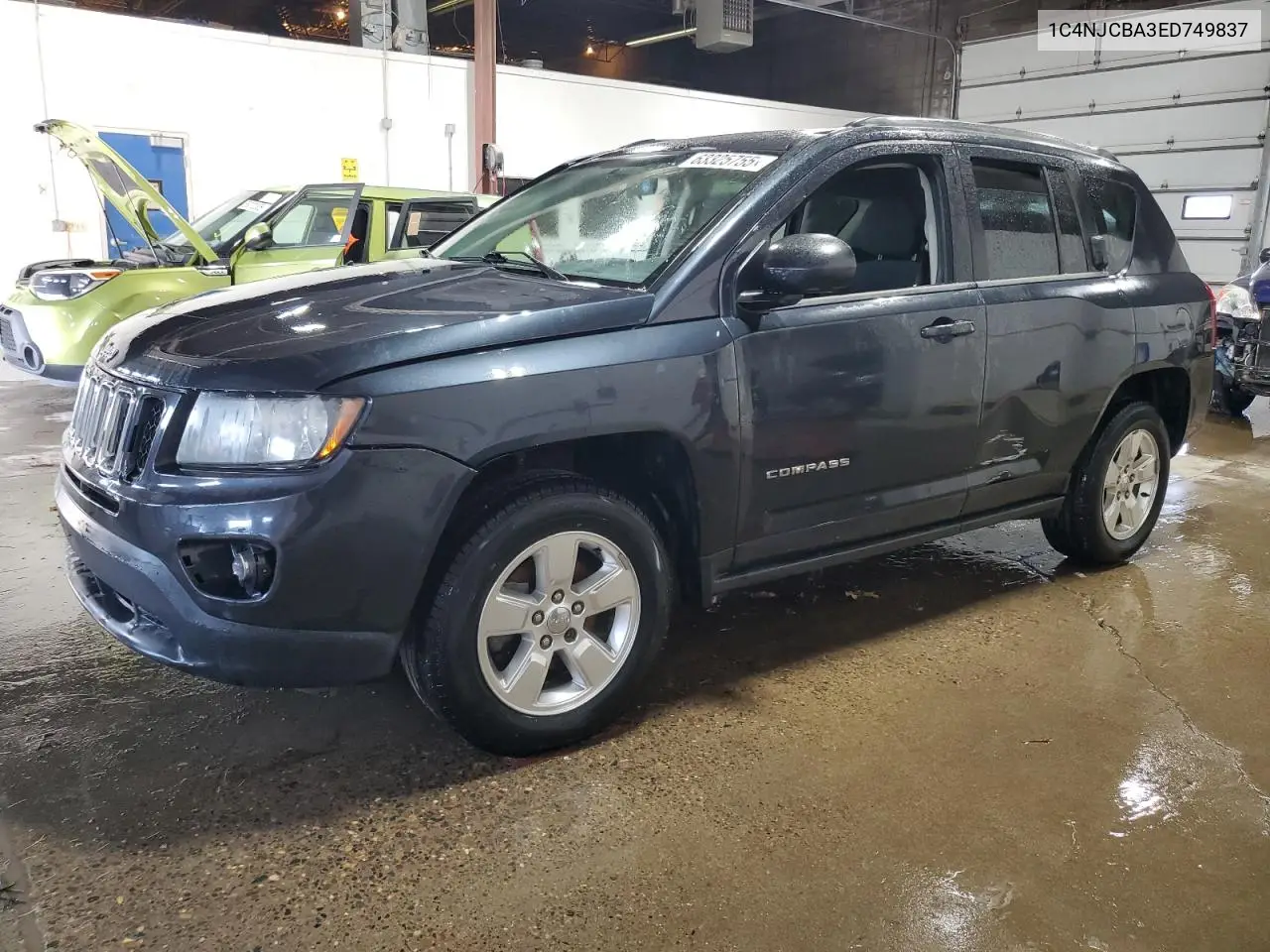 2014 Jeep Compass Sport VIN: 1C4NJCBA3ED749837 Lot: 63325755
