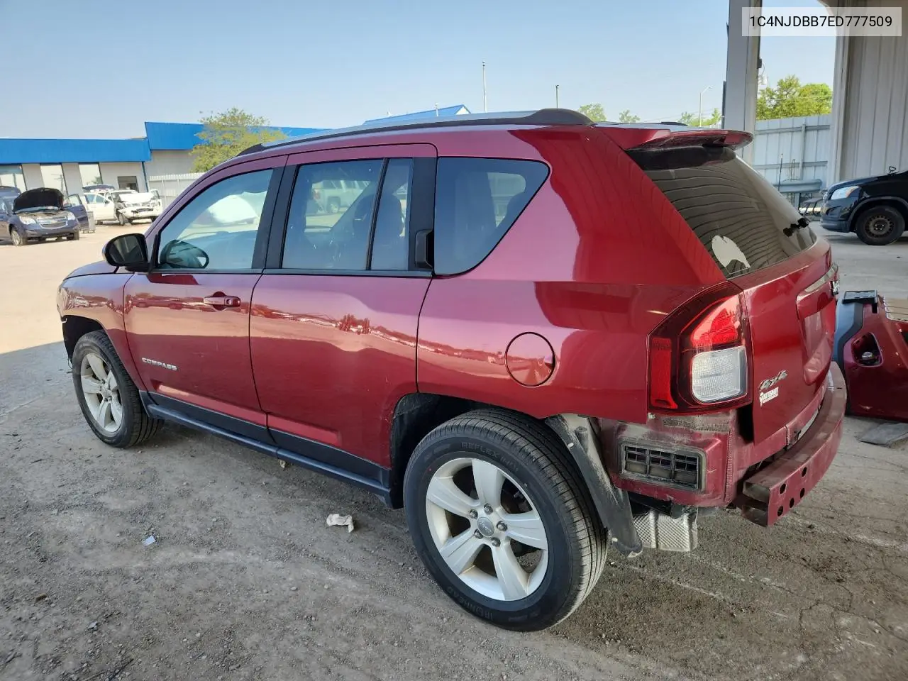 2014 Jeep Compass Sport VIN: 1C4NJDBB7ED777509 Lot: 64079265
