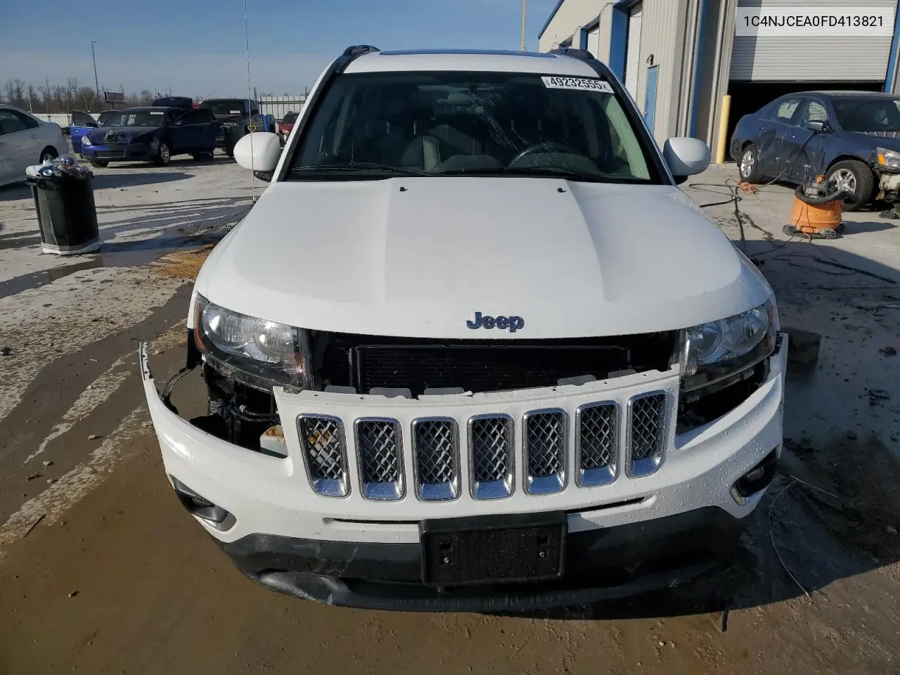 2015 Jeep Compass Latitude VIN: 1C4NJCEA0FD413821 Lot: 49232555