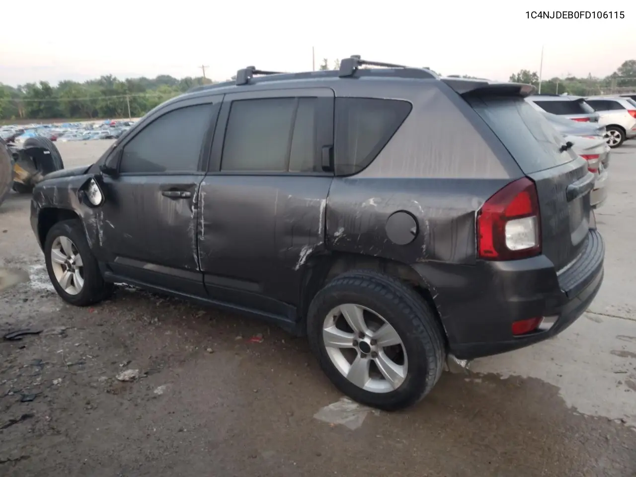 2015 Jeep Compass Latitude VIN: 1C4NJDEB0FD106115 Lot: 61564915