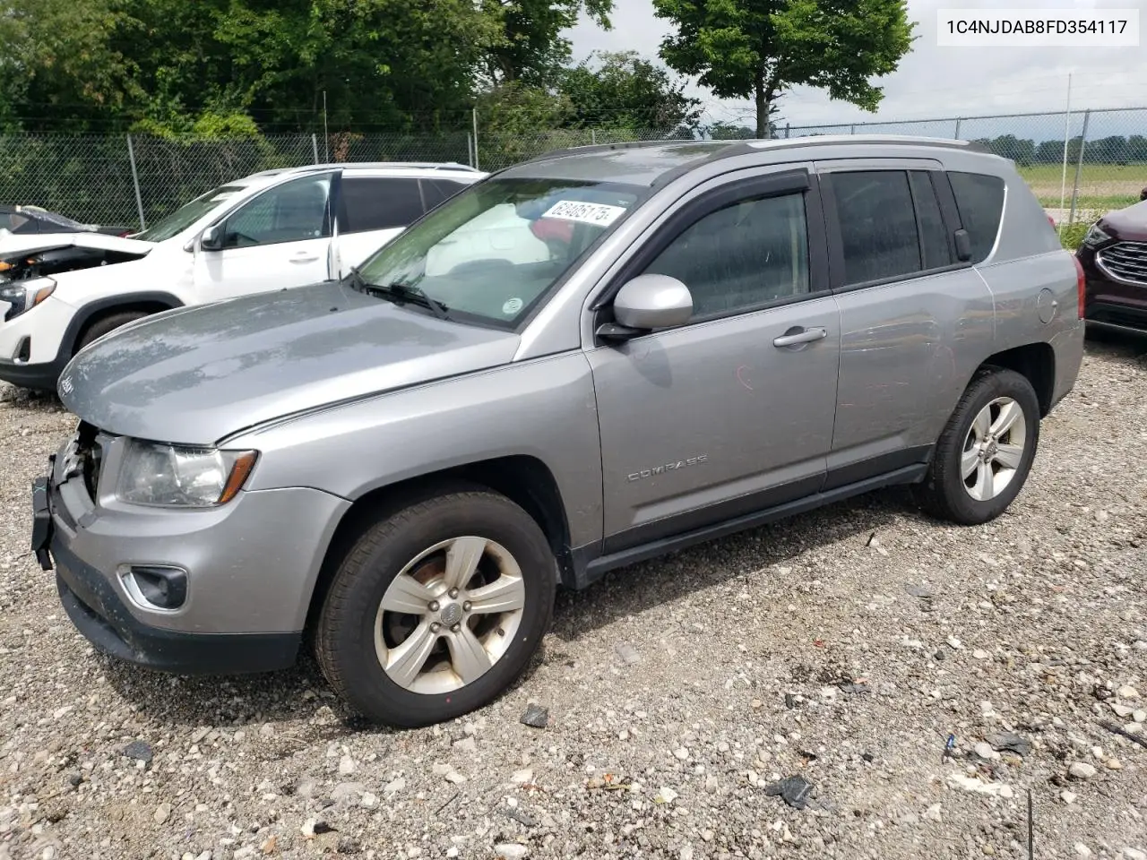 2015 Jeep Compass Sport VIN: 1C4NJDAB8FD354117 Lot: 62405175
