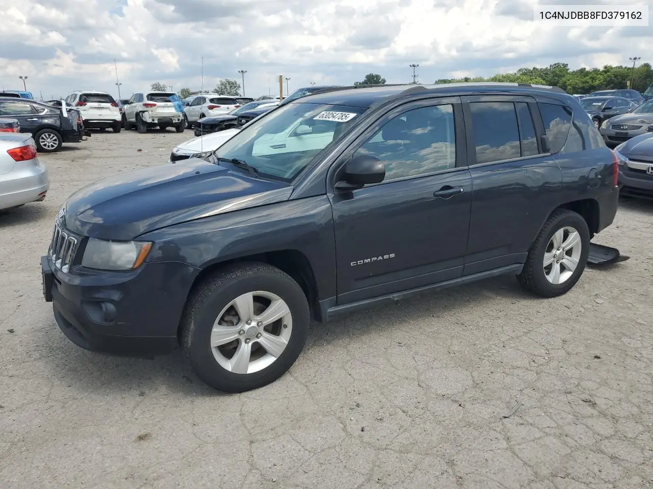 2015 Jeep Compass Sport VIN: 1C4NJDBB8FD379162 Lot: 63054785