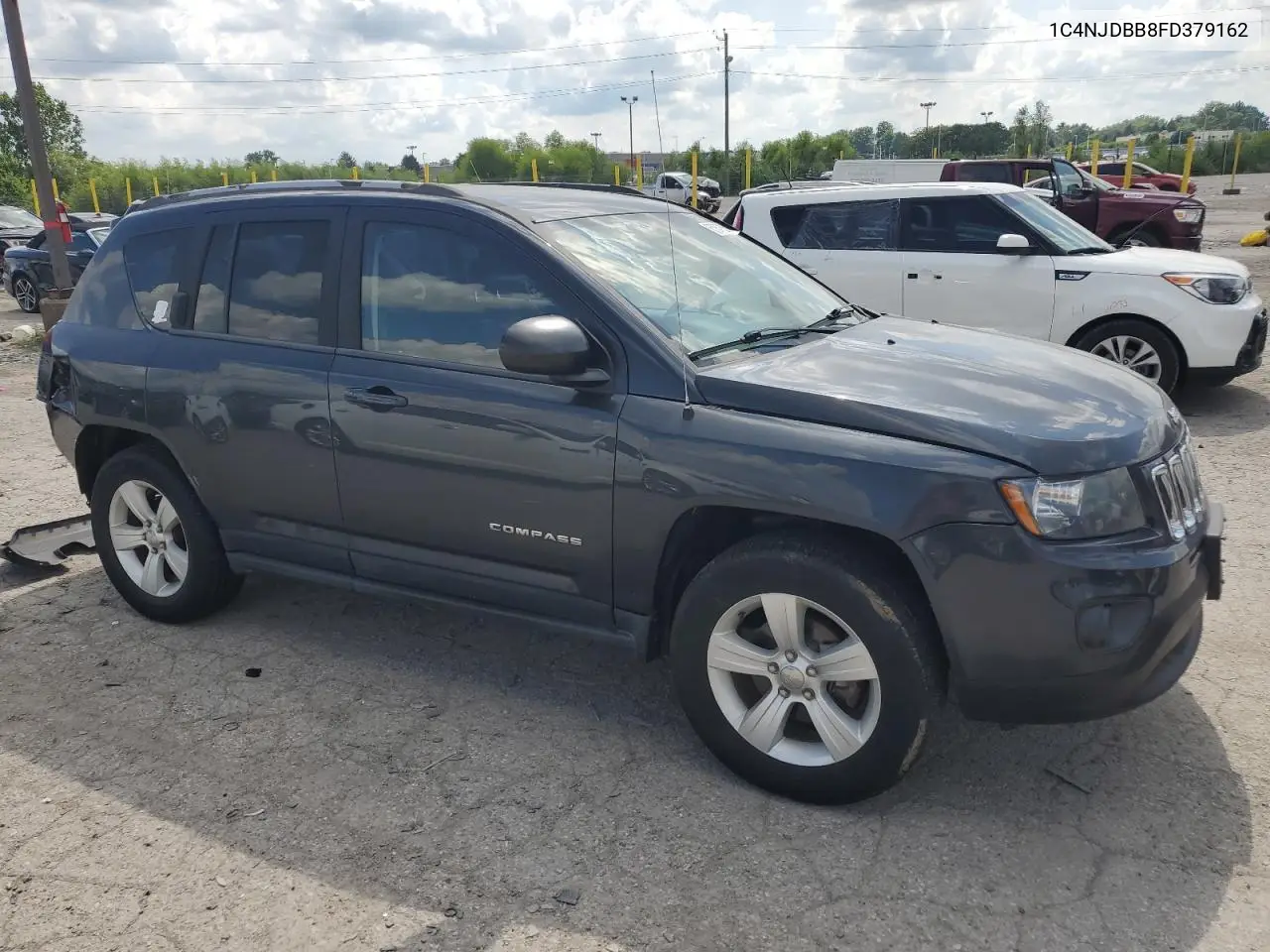 2015 Jeep Compass Sport VIN: 1C4NJDBB8FD379162 Lot: 63054785