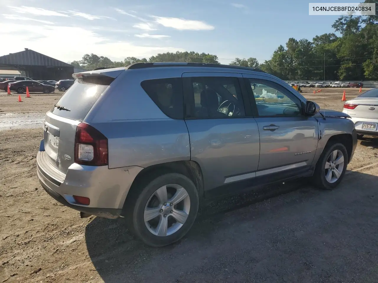 2015 Jeep Compass Latitude VIN: 1C4NJCEB8FD240834 Lot: 63945175