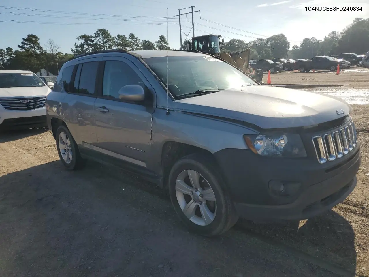 2015 Jeep Compass Latitude VIN: 1C4NJCEB8FD240834 Lot: 63945175