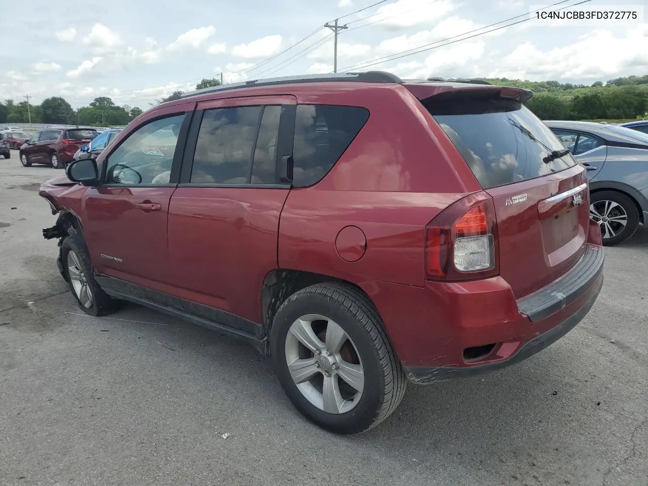 2015 Jeep Compass Sport VIN: 1C4NJCBB3FD372775 Lot: 66020745