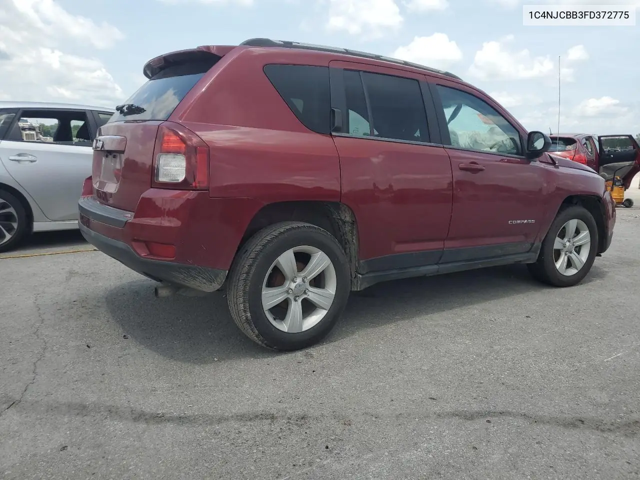 2015 Jeep Compass Sport VIN: 1C4NJCBB3FD372775 Lot: 66020745