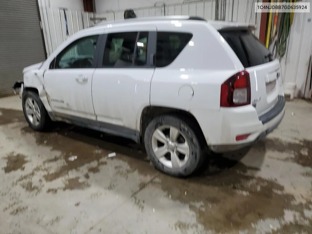 2016 Jeep Compass Sport VIN: 1C4NJDBB7GD635924 Lot: 43781395