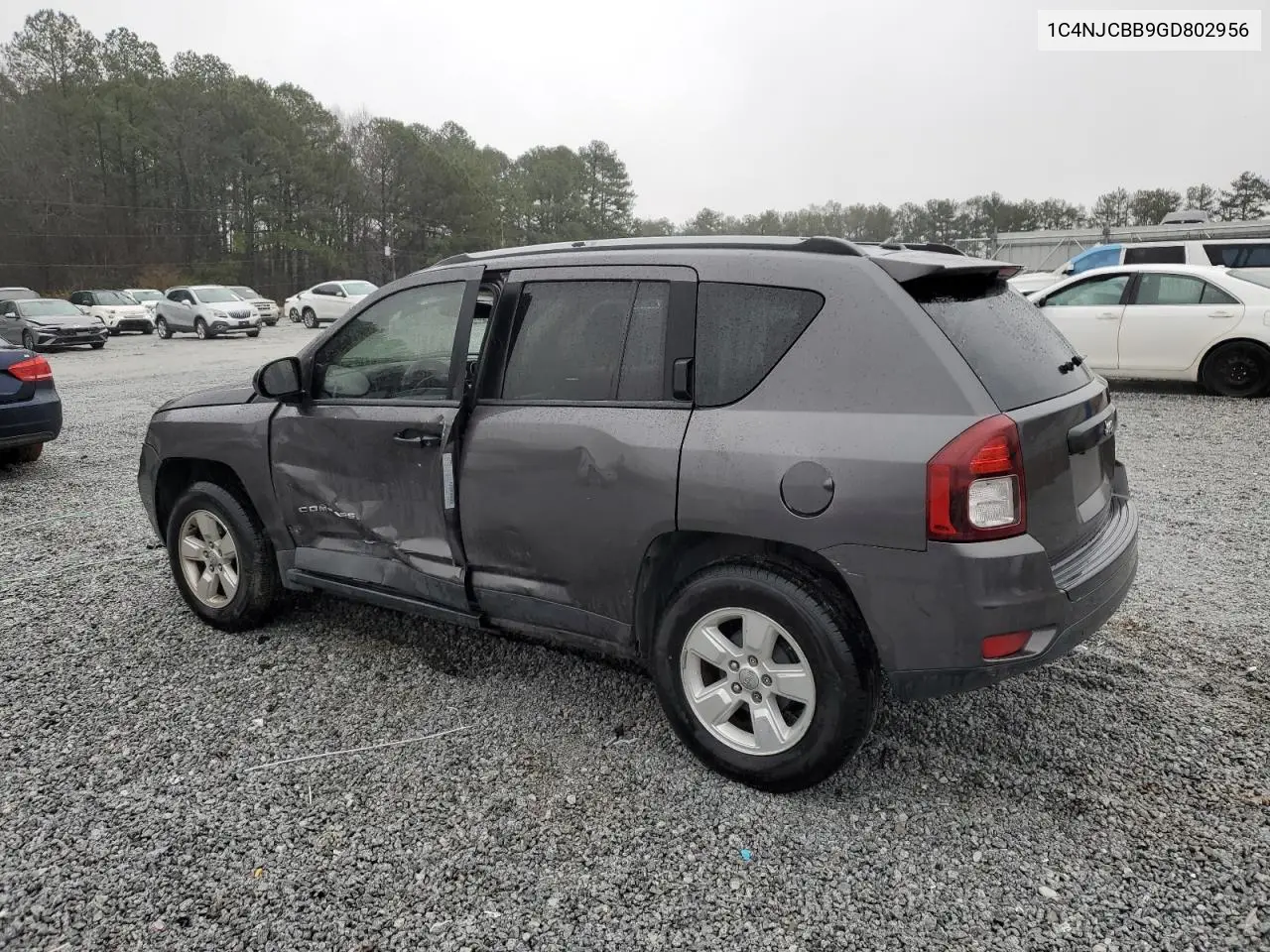 2016 Jeep Compass Sport VIN: 1C4NJCBB9GD802956 Lot: 44797225