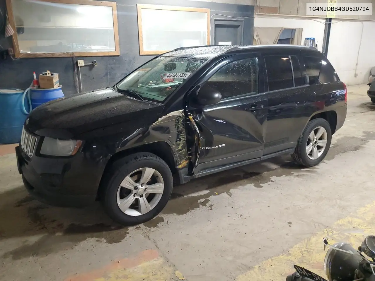 2016 Jeep Compass Sport VIN: 1C4NJDBB4GD520794 Lot: 45101185