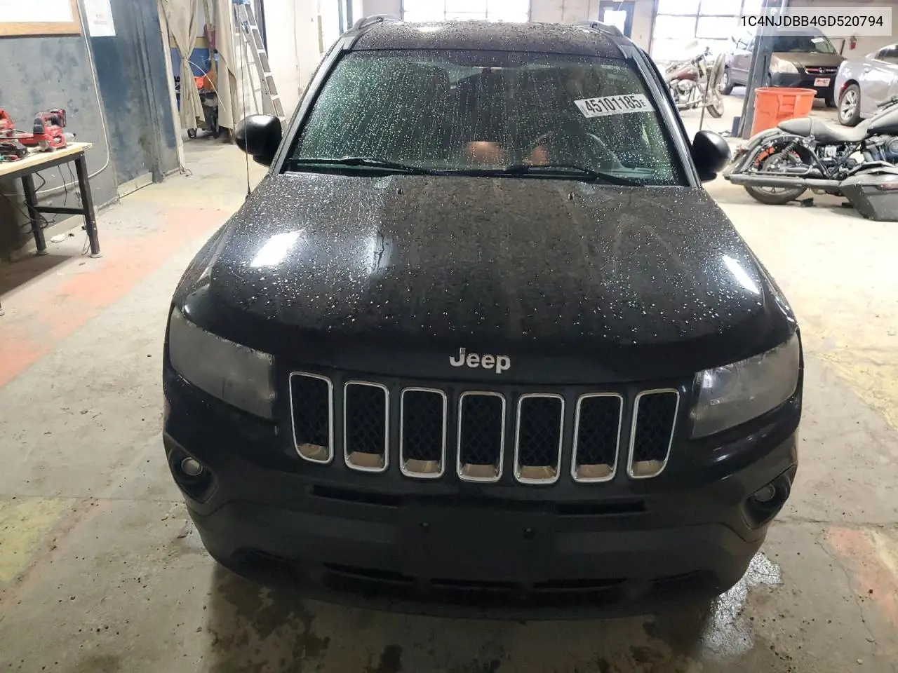 2016 Jeep Compass Sport VIN: 1C4NJDBB4GD520794 Lot: 45101185