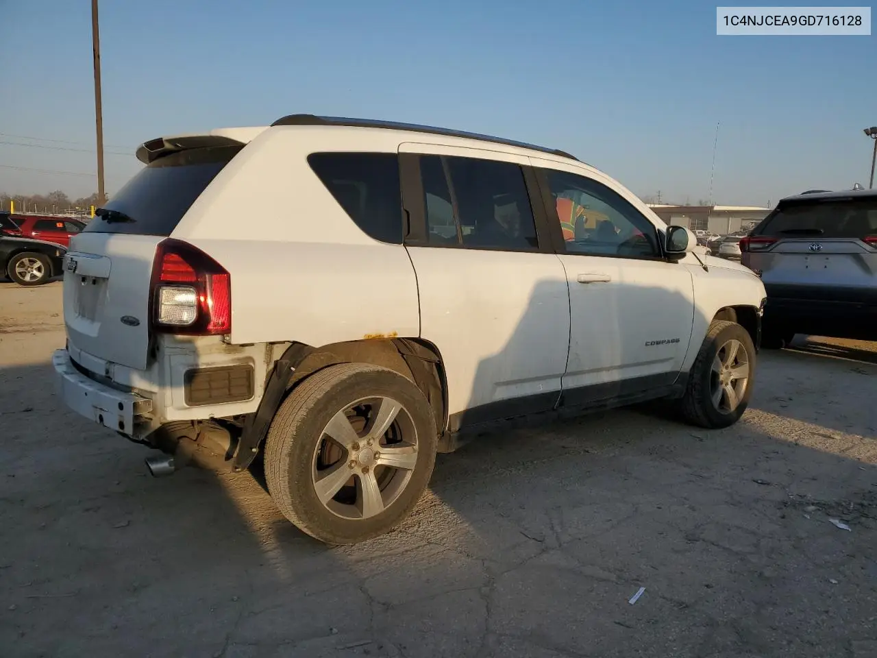 2016 Jeep Compass Latitude VIN: 1C4NJCEA9GD716128 Lot: 48543565