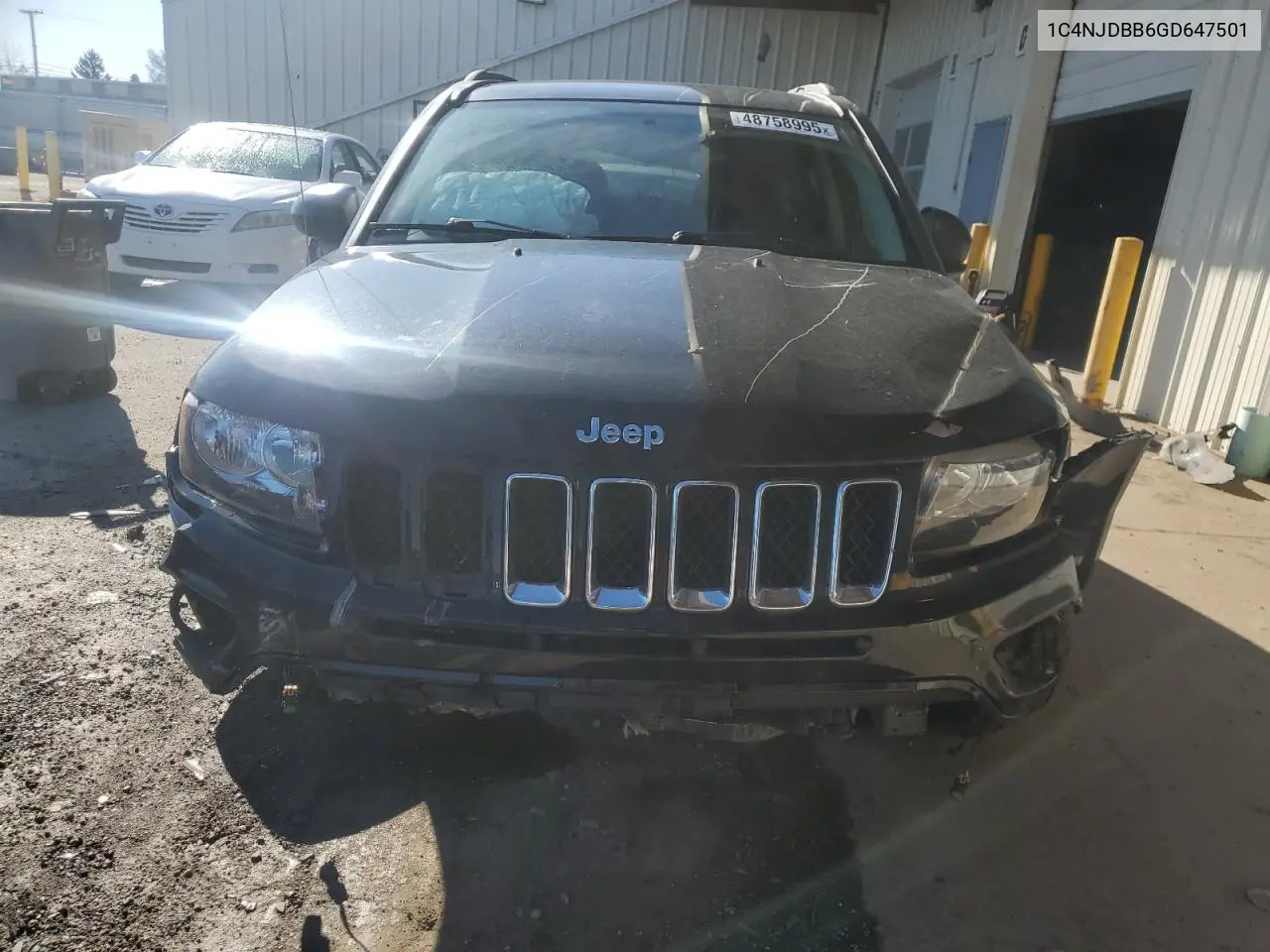 2016 Jeep Compass Sport VIN: 1C4NJDBB6GD647501 Lot: 48758995
