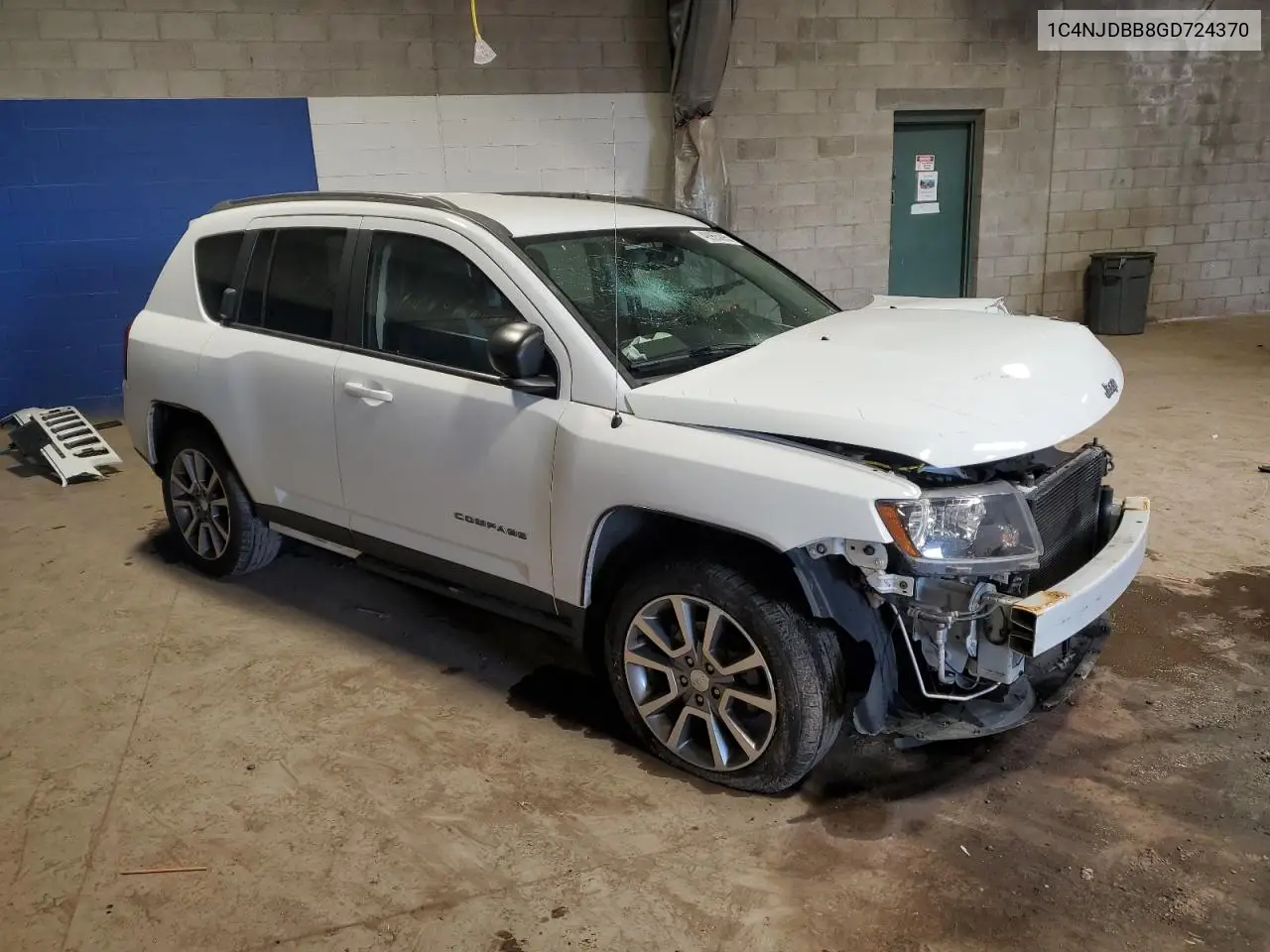 2016 Jeep Compass Sport VIN: 1C4NJDBB8GD724370 Lot: 49965095