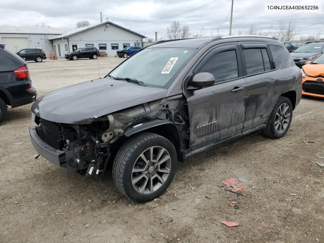 2016 Jeep Compass Latitude VIN: 1C4NJCEA4GD652256 Lot: 50373345