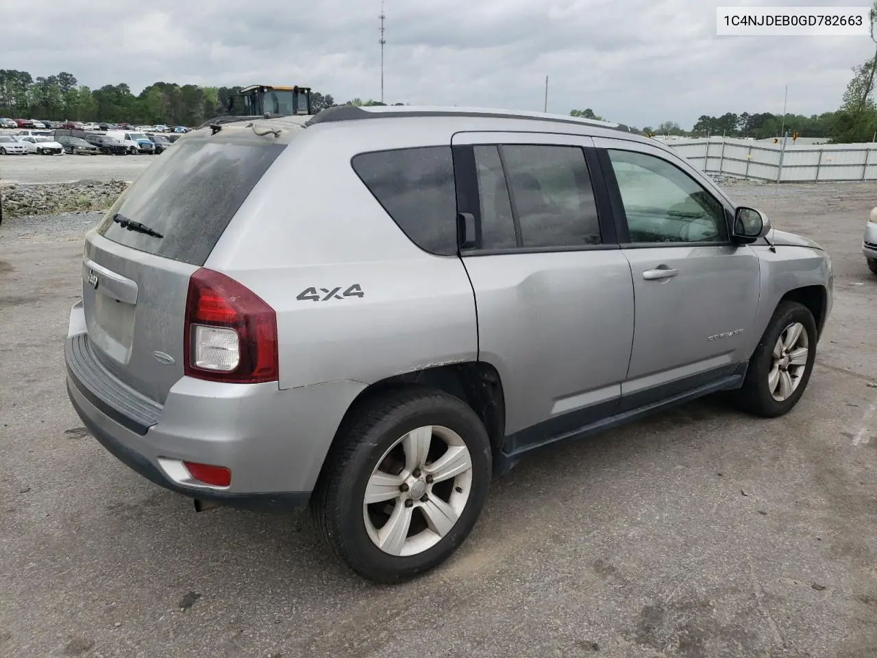 2016 Jeep Compass Latitude VIN: 1C4NJDEB0GD782663 Lot: 51937765