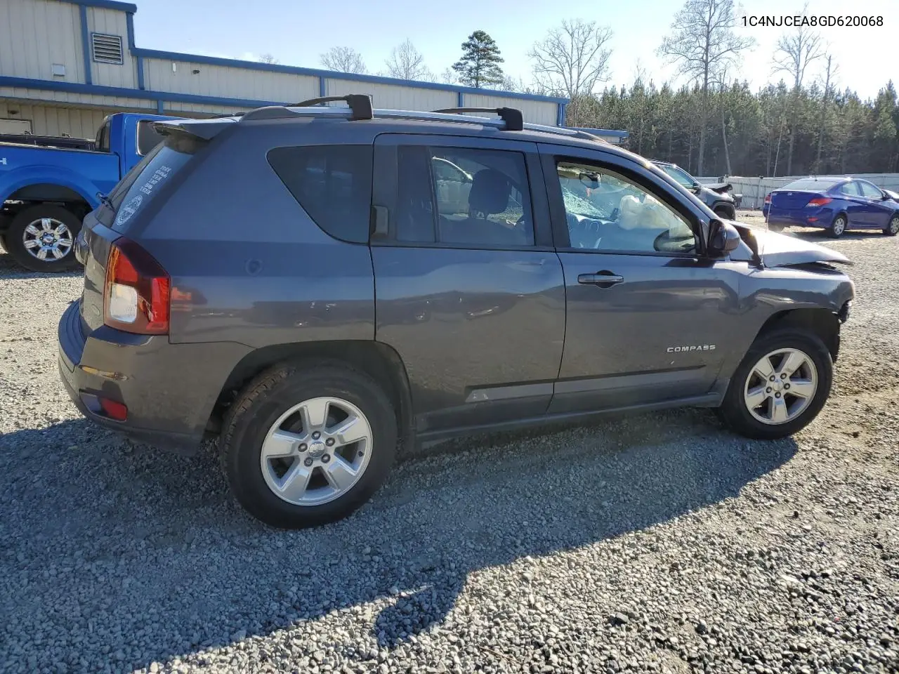 2016 Jeep Compass Latitude VIN: 1C4NJCEA8GD620068 Lot: 52725665