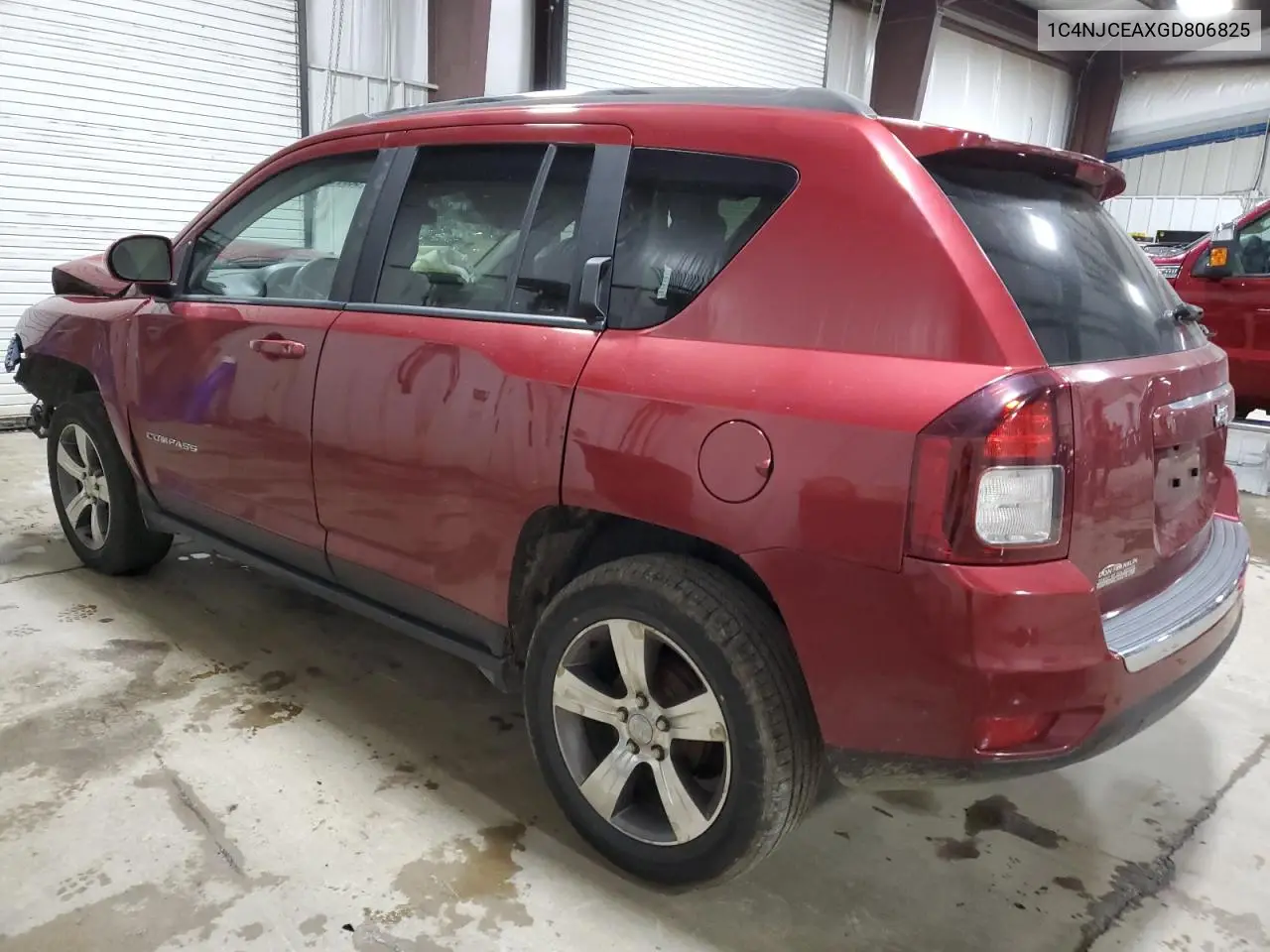 2016 Jeep Compass Latitude VIN: 1C4NJCEAXGD806825 Lot: 53179625