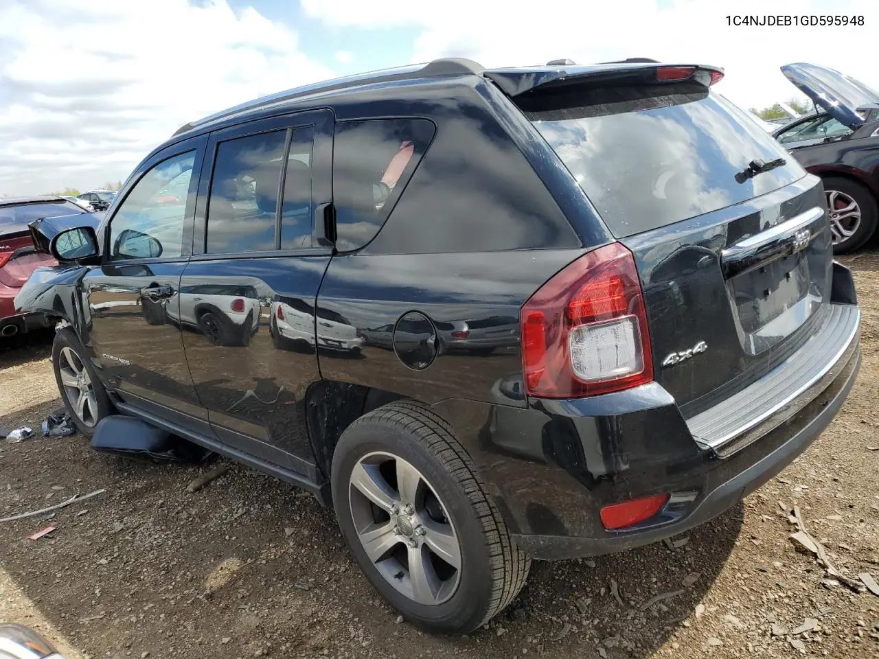 2016 Jeep Compass Latitude VIN: 1C4NJDEB1GD595948 Lot: 55597775