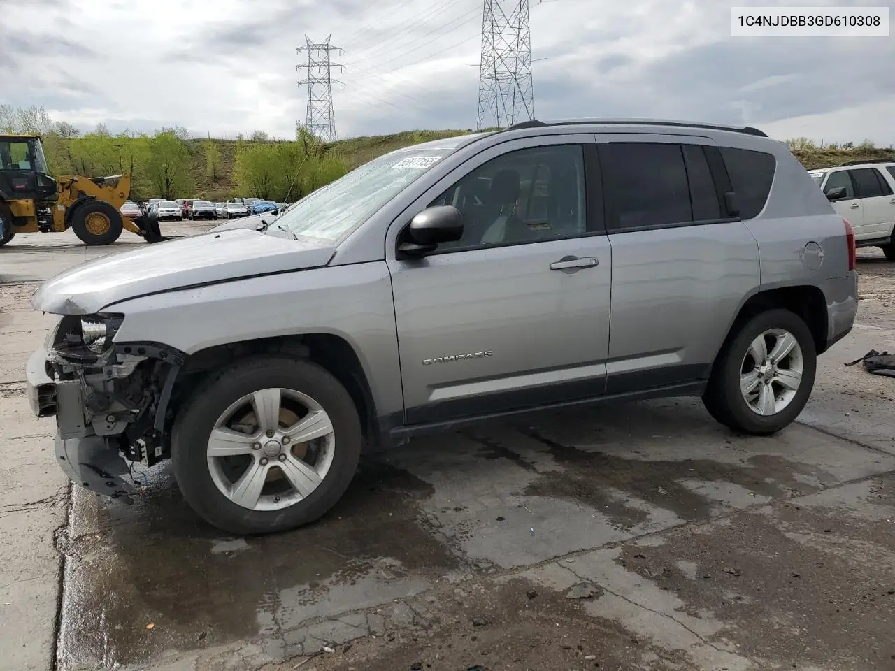 2016 Jeep Compass Sport VIN: 1C4NJDBB3GD610308 Lot: 55977155
