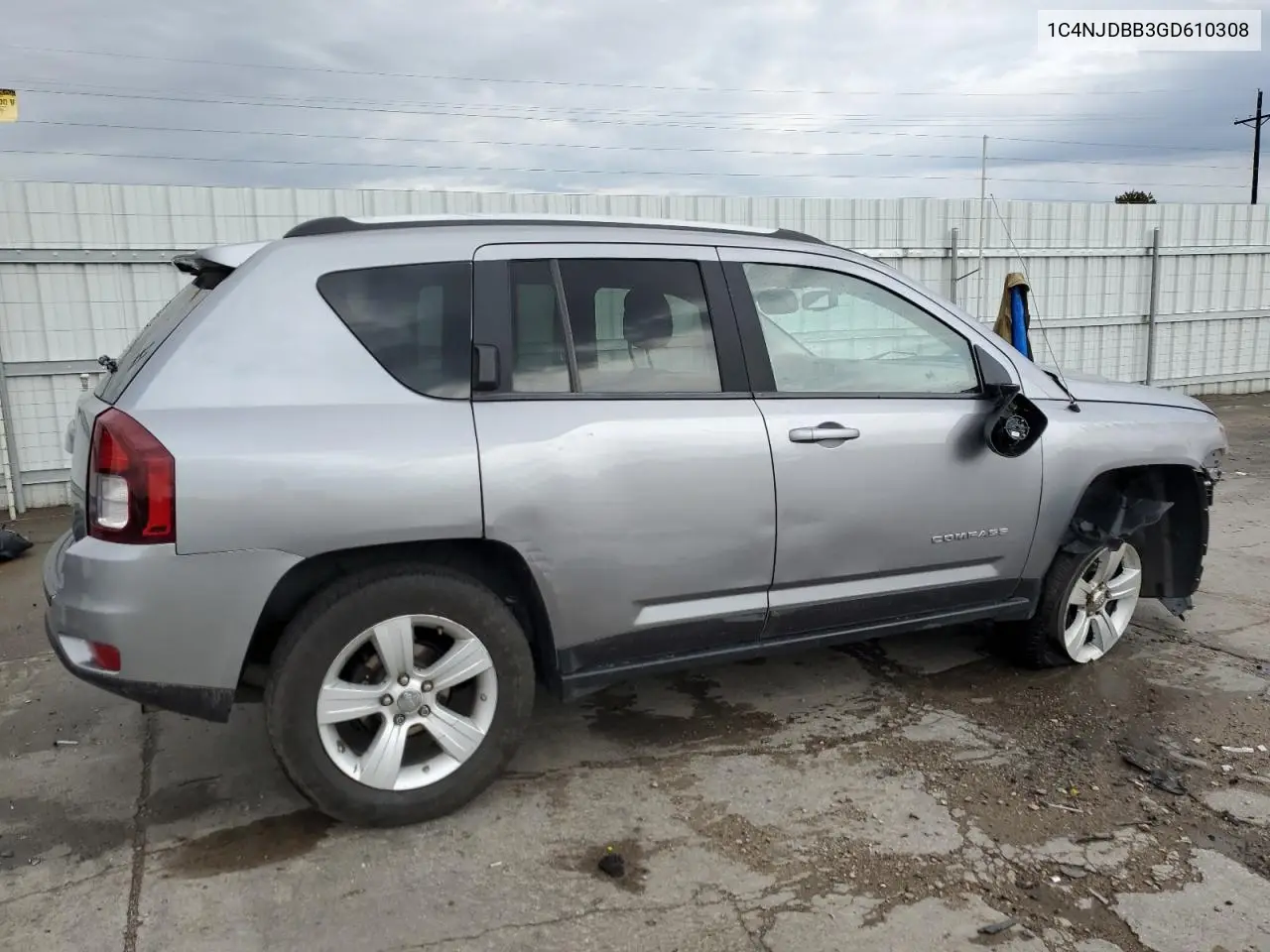 2016 Jeep Compass Sport VIN: 1C4NJDBB3GD610308 Lot: 55977155