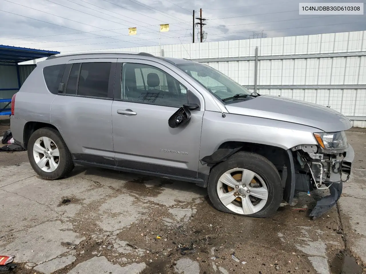 2016 Jeep Compass Sport VIN: 1C4NJDBB3GD610308 Lot: 55977155