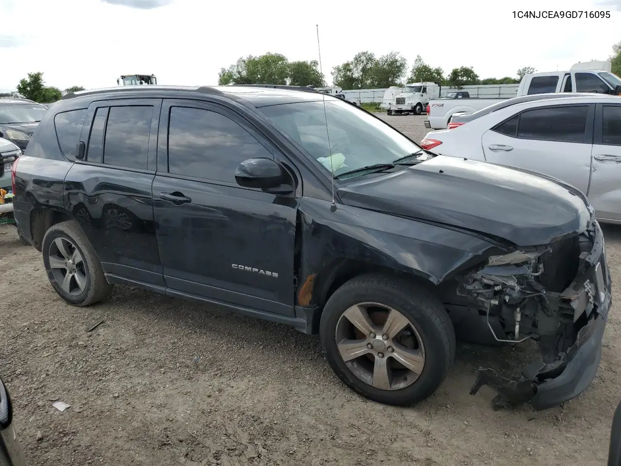 2016 Jeep Compass Latitude VIN: 1C4NJCEA9GD716095 Lot: 56435745