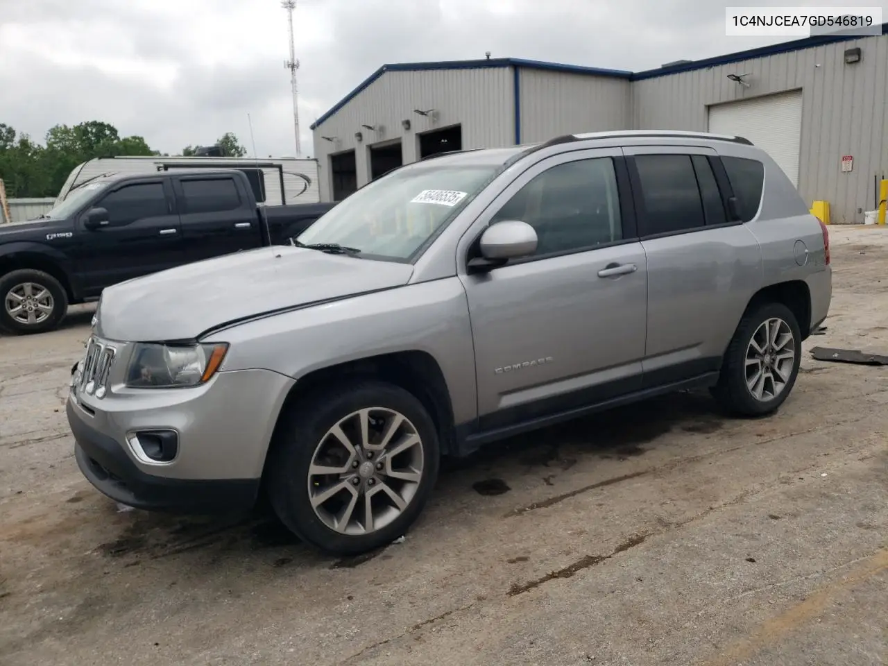 2016 Jeep Compass Latitude VIN: 1C4NJCEA7GD546819 Lot: 56486535